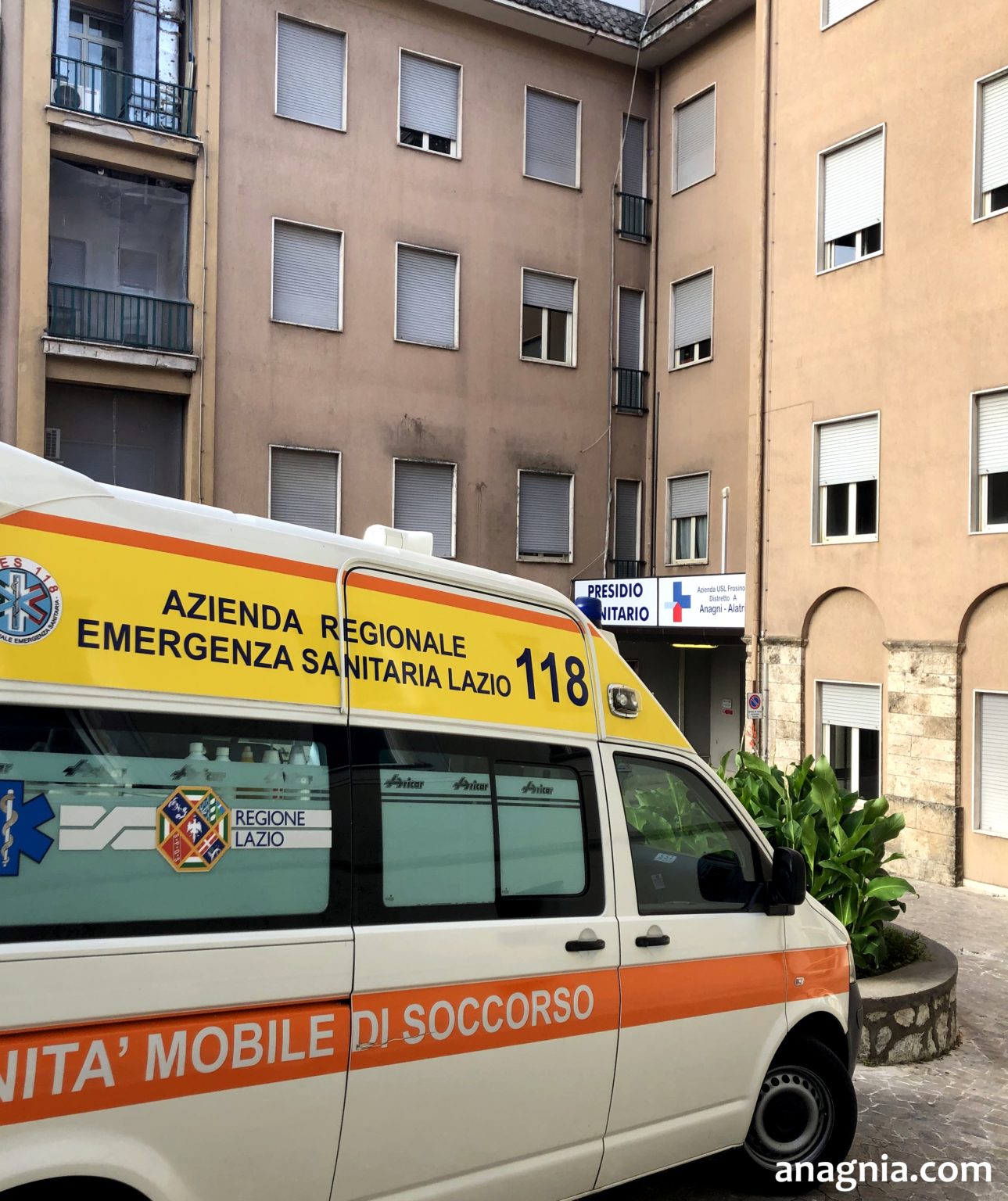 L'ospedale di Anagni