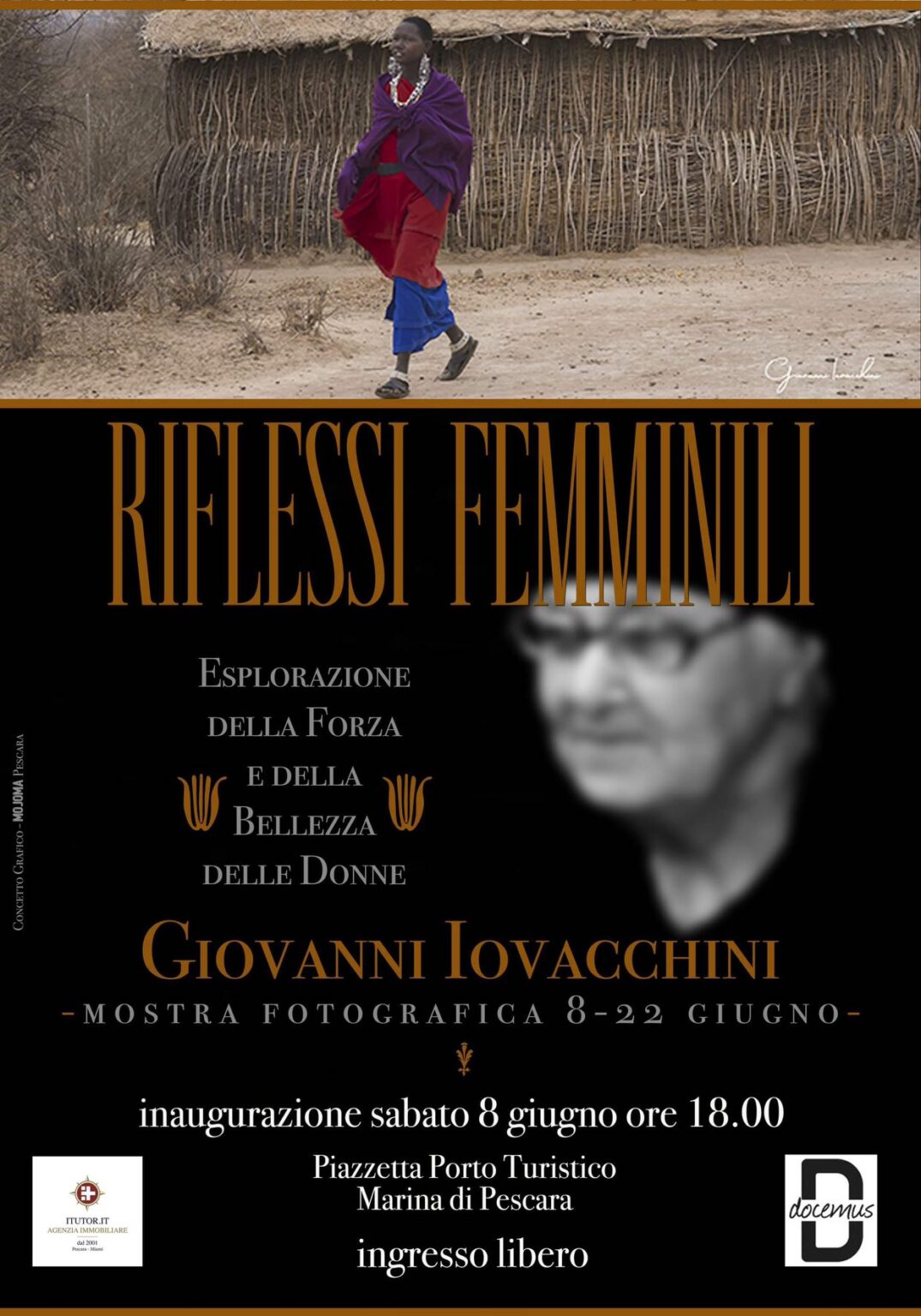 “Riflessi femminili: esplorazione della forza e della bellezza delle donne”: a Marina di Pescara la mostra con gli scatti del fotografo Giovanni Iovacchini