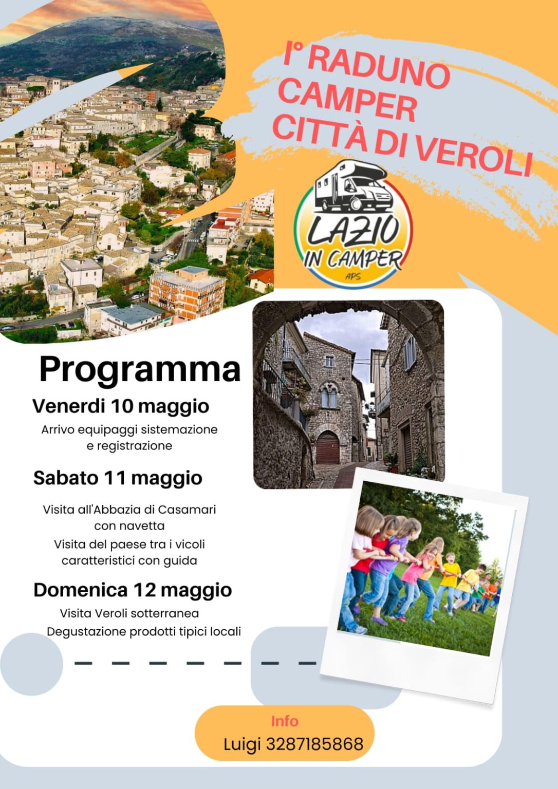 A Veroli attesi centinaia di camperisti