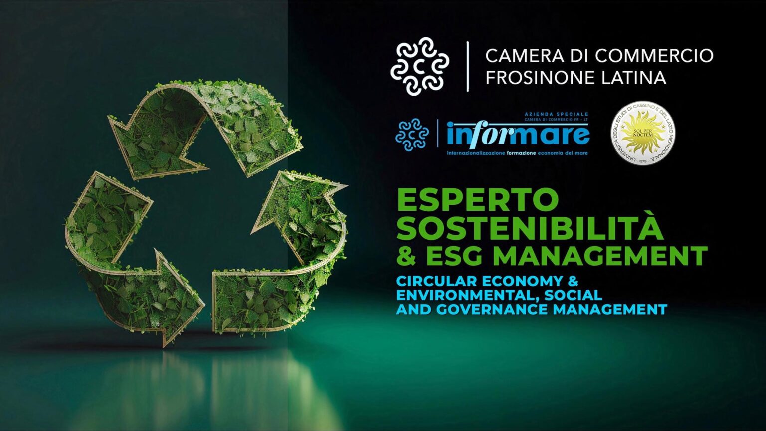 Esperto in Sostenibilità & ESG Management: al via il bando per l’ammissione al corso di Alta Formazione