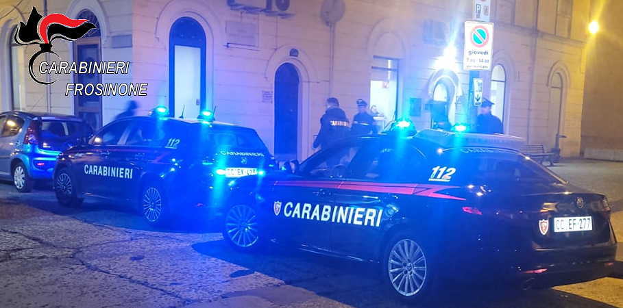 Isola del Liri. Ubriaco e aggressivo affronta i Carabinieri