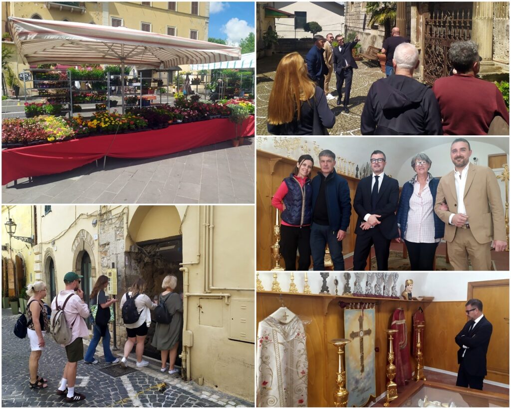 Fiuggi. Turisti incantati da “Borgo in fiore”