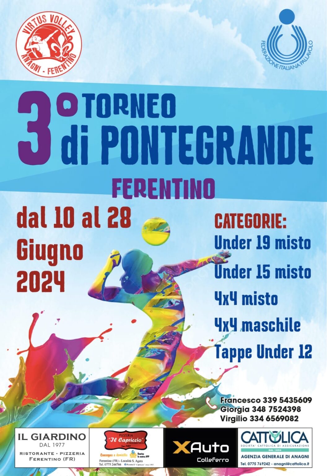 Dal 10 al 28 giugno a Pontegrande di Ferentino la terza edizione del Torneo di Pallavolo del quartiere