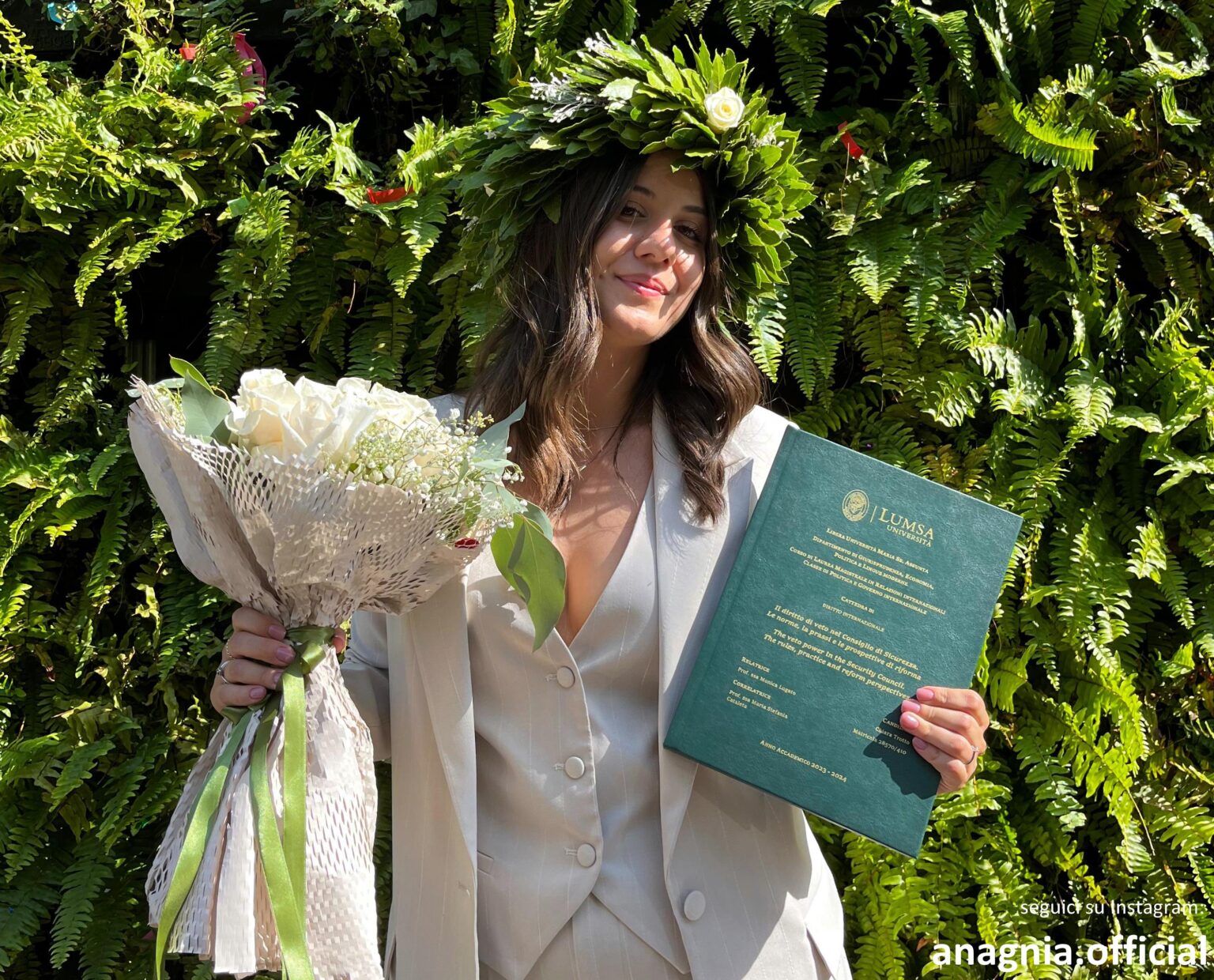 LUMSA, Università di Roma. L’anagnina Chiara Trotto consegue la Laurea magistrale in Relazioni internazionali
